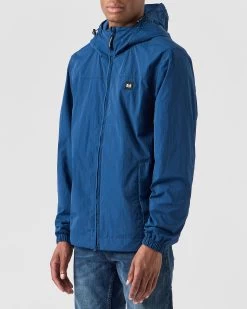 Weekend Offender Plex Windbreaker Jacket Juniper Blue -Fashion sportswear JKAW2319 PLEX JUNIPER 0117 MODEL