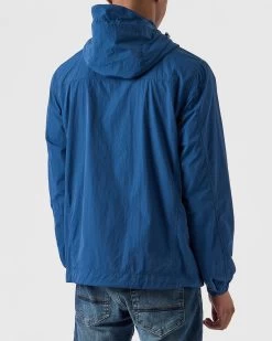 Weekend Offender Plex Windbreaker Jacket Juniper Blue -Fashion sportswear JKAW2319 PLEX JUNIPER 0118 MODEL