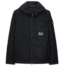 Weekend Offender Seinfeld Mesh Pocket Field Jacket Black