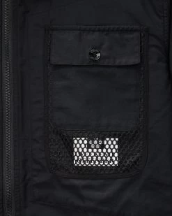 Weekend Offender Seinfeld Mesh Pocket Field Jacket Black -Fashion sportswear JKAW2334 SEINFELD BLACK 5515