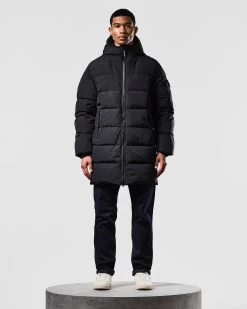 Weekend Offender Sapporo Down Jacket Black -Fashion sportswear JKAW2338 SAPORRO BLACK 1624 MODEL