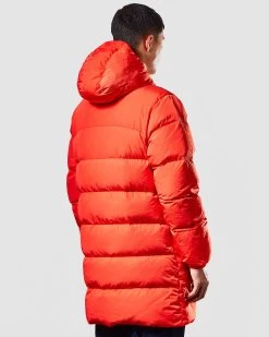 Weekend Offender Sapporo Down Jacket Orange Peel -Fashion sportswear JKAW2338 SAPORRO ORANGE PEEL 1091 MODEL