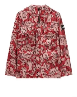 Weekend Offender Cotoca Field Jacket Blaze Red Rain Camo
