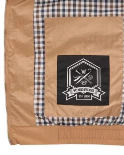 Weekend Offender Kamares Harrington Jacket Cognac Brown -Fashion sportswear JKSS2413 KAMARES COGNAC 2812