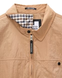 Weekend Offender Kamares Harrington Jacket Cognac Brown -Fashion sportswear JKSS2413 KAMARES COGNAC 2822