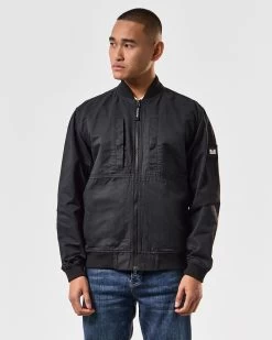 Weekend Offender Mulini Bomber Jacket Black -Fashion sportswear JKSS2419 MULINI BLACK 4090 MODELWO