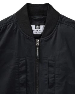 Weekend Offender Mulini Bomber Jacket Black -Fashion sportswear JKSS2419 MULINI BLACK 9643