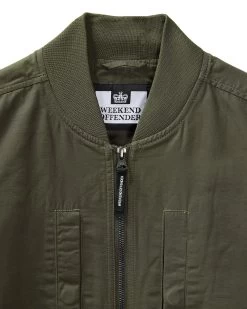 Weekend Offender Mulini Bomber Jacket Castle Green -Fashion sportswear JKSS2419 MULINI CASTLE GREEN 9613