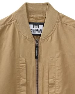 Weekend Offender Mulini Bomber Jacket Cognac Brown -Fashion sportswear JKSS2419 MULINI COGNAC 9635