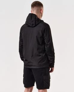 Weekend Offender Valencia Mesh Face Shield Jacket Black -Fashion sportswear JKSS2422 VALENCIA BLACK 6487 MODEL