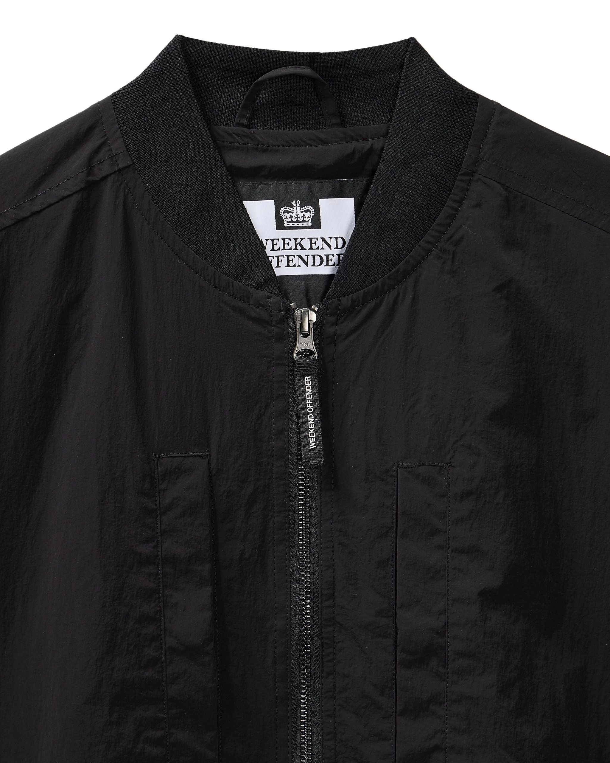 Weekend Offender Hulopoe Bomber Jacket Black 6 Weekend Offender Hulopoe Bomber Jacket Black - Image 6