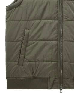 Weekend Offender Saharun Quilted Gilet Castle Green -Fashion sportswear JKSS2424 SAHARUN CASTLE GREEN 9284