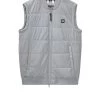 Weekend Offender Saharun Quilted Gilet Smokey Grey
