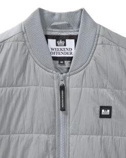 Weekend Offender Saharun Quilted Gilet Smokey Grey -Fashion sportswear JKSS2424 SAHARUN SMOKEY 9291