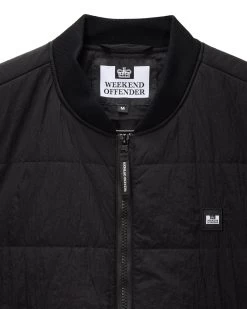 Weekend Offender Saharun Quilted Gilet Black -Fashion sportswear JKSS2424 SHARUN BLACK 3243