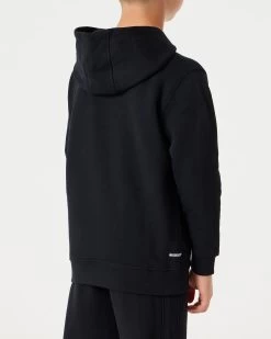 Weekend Offender Kids HM Service Classic Hoodie Black -Fashion sportswear KIDS HDAW22 07 HM SERVICE BLACK MODEL 1710