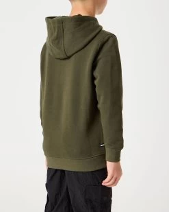 Weekend Offender Kids HM Service Classic Hoodie Dark Green -Fashion sportswear KIDS HDAW22 07 HM SERVICE DARK GREEN MODEL 1792