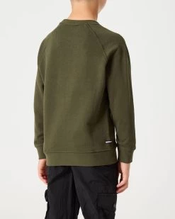 Weekend Offender Kids Penitentiary Classic Sweatshirt Dark Green -Fashion sportswear KIDS SWAW22 02 PENITENTIARY DARK GREEN MODEL 1796