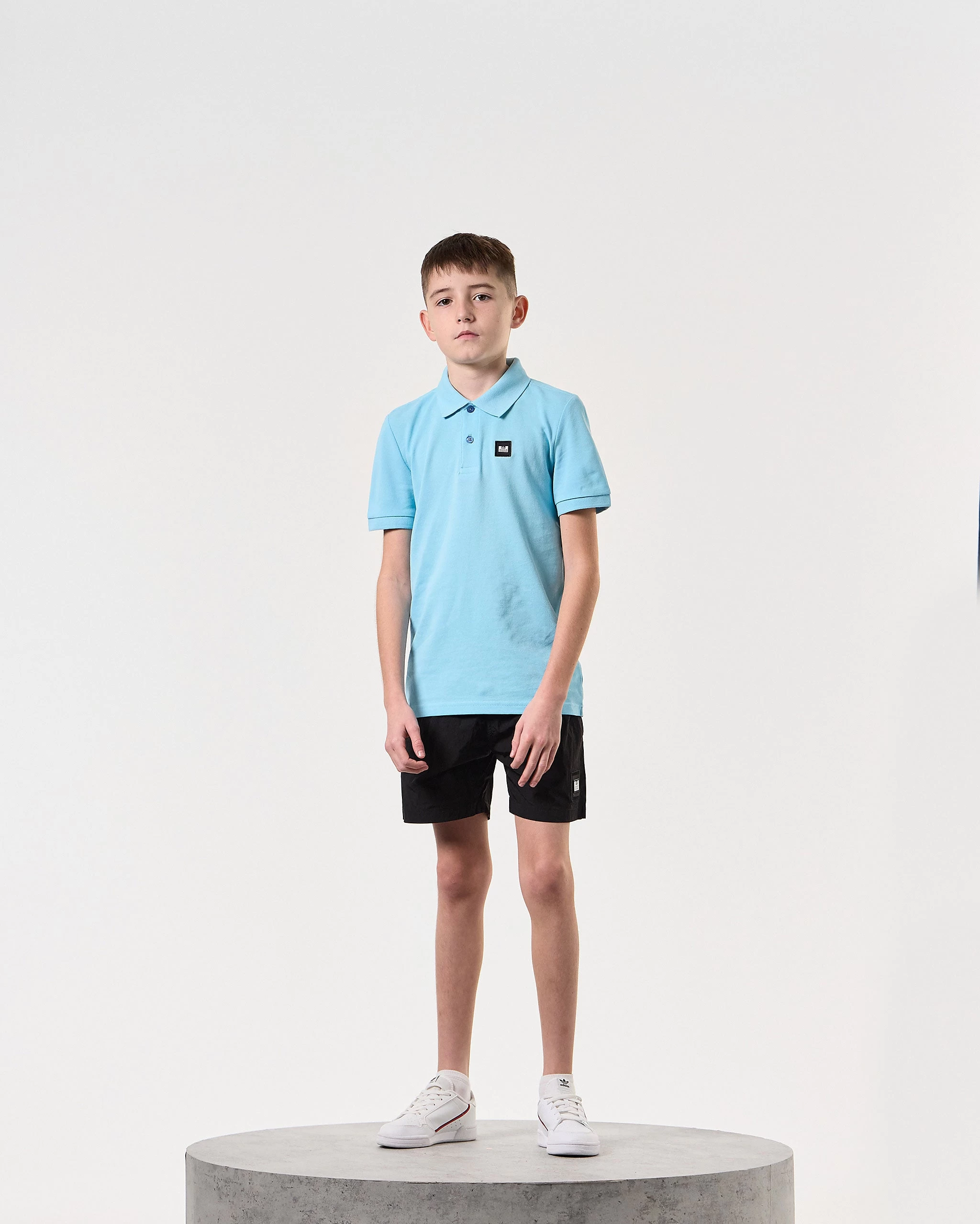 Weekend Offender Kids Caneiros Polo Shirt Saltwater 2 Weekend Offender Kids Caneiros Polo Shirt Saltwater - Image 2