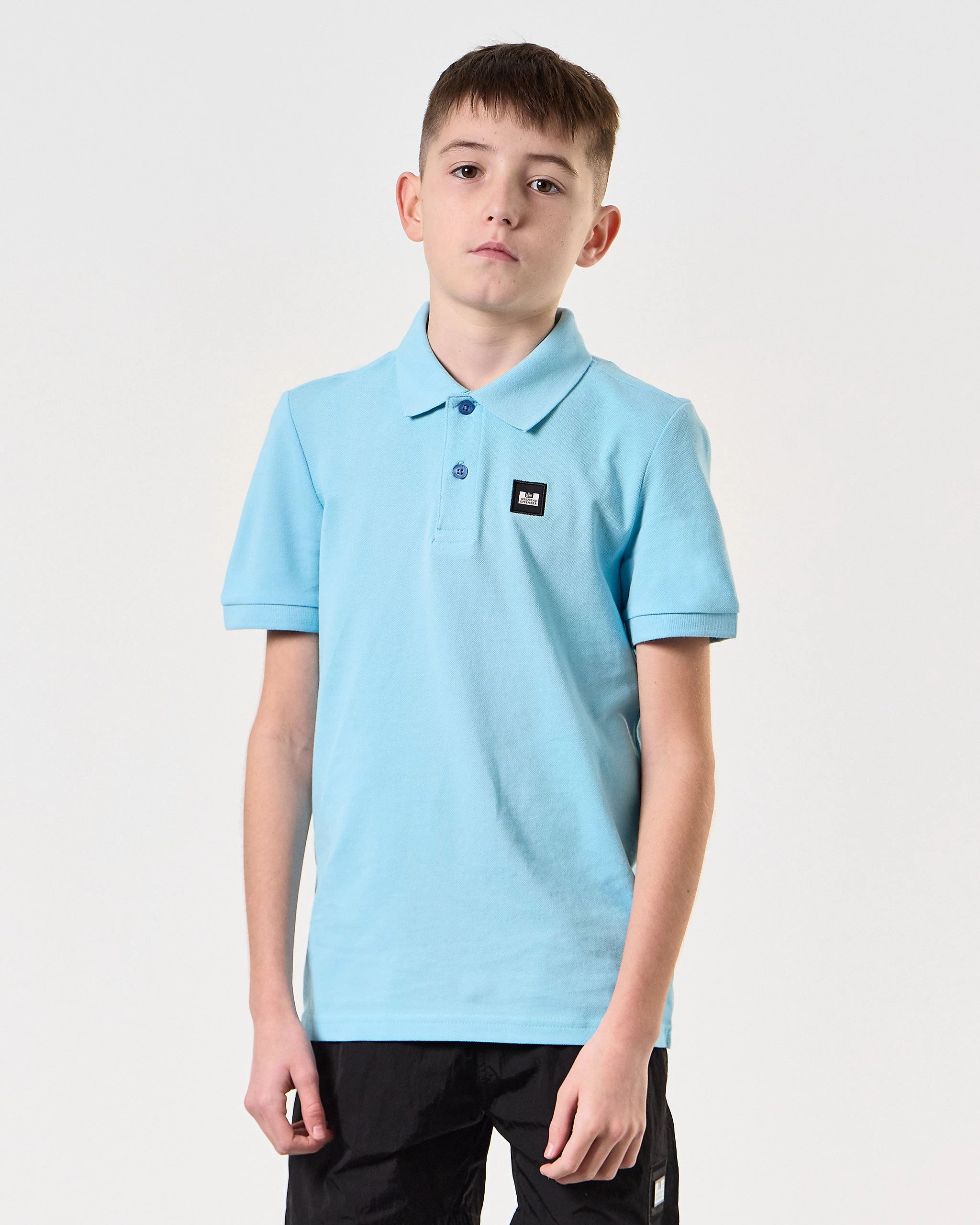 Weekend Offender Kids Caneiros Polo Shirt Saltwater 3 Weekend Offender Kids Caneiros Polo Shirt Saltwater - Image 3