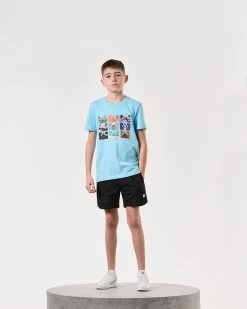 Weekend Offender Kids Stacks Swim Shorts Black 9 Weekend Offender Kids Stacks Swim Shorts Black -Fashion sportswear KIDSPTSS2422 HANOVER SALTWATER 7809