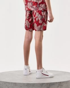 Weekend Offender Kids Anzio Shorts Blaze Red Rain Camo -Fashion sportswear KIDSSTSS2415 ANZIO CAMO BLAZE7710