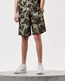 Weekend Offender Kids Anzio Shorts Castle Green Rain Camo -Fashion sportswear KIDSSTSS2415 ANZIO CAMO CASTLE GREEN7692