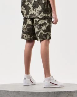 Weekend Offender Kids Anzio Shorts Castle Green Rain Camo -Fashion sportswear KIDSSTSS2415 ANZIO CAMO CASTLE GREEN7694
