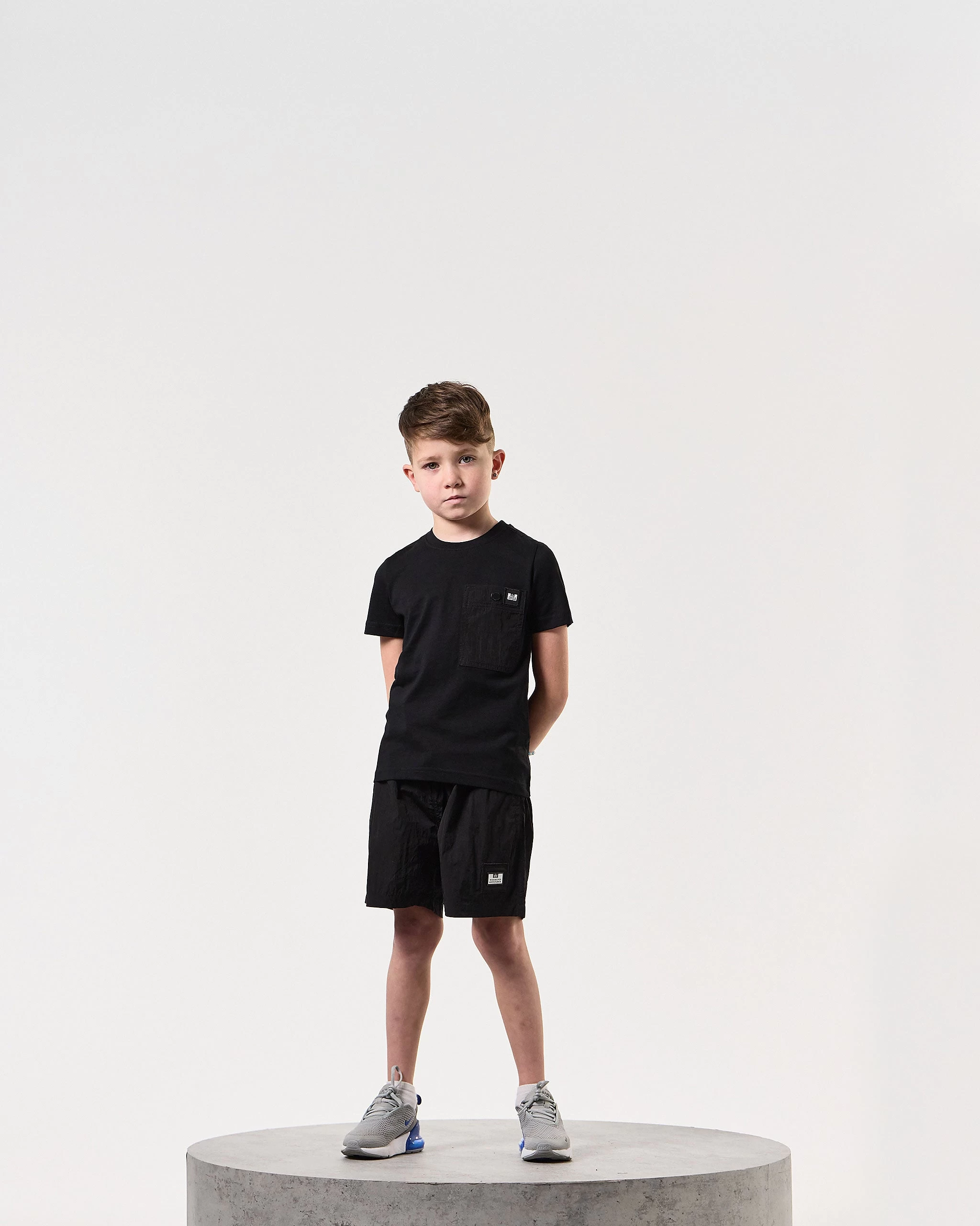 Weekend Offender Kids Tabiti Parachute T-Shirt Black 2 Weekend Offender Kids Tabiti Parachute T-Shirt Black - Image 2