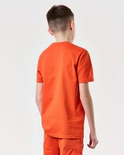 Weekend Offender Kids Tabiti Parachute T-Shirt Pure Orange -Fashion sportswear KIDSTSSS2418 TABITI PURE ORANGE7752