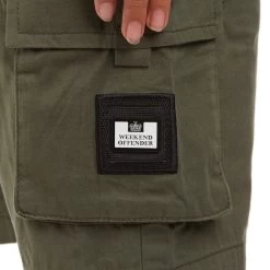 Weekend Offender Kids Mascia Cargo Shorts Dark Green 8 Weekend Offender Kids Mascia Cargo Shorts Dark Green -Fashion sportswear KIDS STSS22 02 MASCIA DARK GREEN DETAIL 1