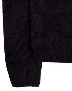 Weekend Offender Castillos Knitted Quarter Neck Sweatshirt Black -Fashion sportswear KWAW22 05 CASTILLOS AW22 BLACK 9994