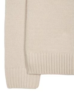 Weekend Offender Castillos Knitted Quarter Neck Sweatshirt Pumice -Fashion sportswear KWAW22 05 CASTILLOS AW22 PUMICE 9972
