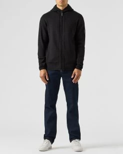 Weekend Offender Enzo Knitted Zip Hooded Sweater Black 9 Weekend Offender Enzo Knitted Zip Hooded Sweater Black -Fashion sportswear KWAW2303 ENZO BLACK 1985 MODEL