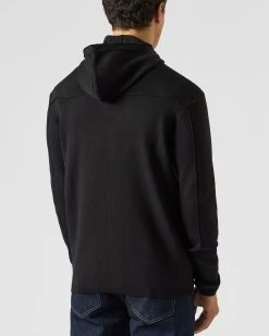 Weekend Offender Enzo Knitted Zip Hooded Sweater Black 10 Weekend Offender Enzo Knitted Zip Hooded Sweater Black -Fashion sportswear KWAW2303 ENZO BLACK 1987 MODEL