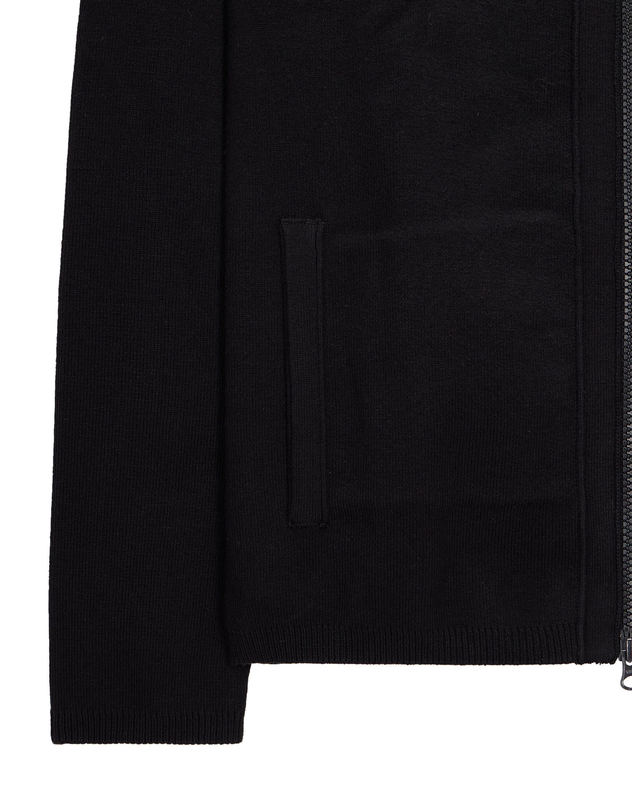 Weekend Offender Enzo Knitted Zip Hooded Sweater Black 7 Weekend Offender Enzo Knitted Zip Hooded Sweater Black - Image 7