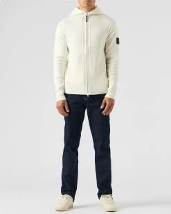 Weekend Offender Enzo Knitted Zip Hooded Sweater Winter White 9 Weekend Offender Enzo Knitted Zip Hooded Sweater Winter White -Fashion sportswear KWAW2303 ENZO WINTER WHITE 1982 MODEL