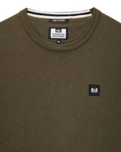 Weekend Offender Solace Knitted Sweater Dark Green -Fashion sportswear KWAW2310 SOLACE DARK GREEN5237