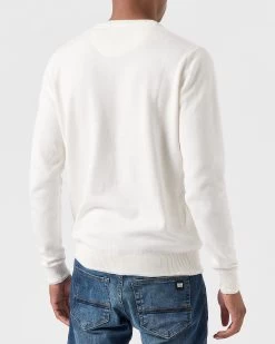 Weekend Offender Solace Knitted Sweater Winter White -Fashion sportswear KWAW2310 SOLACE WINTER WHITE 0060 MODEL