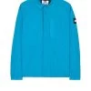 Weekend Offender Porter Pocket Over-Shirt Azure Blue