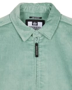 Weekend Offender Vinnie Cord Over-Shirt Mint Tea Green -Fashion sportswear OSAW23 11 VINNIE CORD MINT TEA 2647
