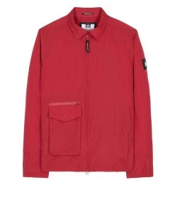 Weekend Offender Vinnie Thermo Over-Shirt Scarlet Red
