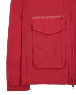 Weekend Offender Vinnie Thermo Over-Shirt Scarlet Red -Fashion sportswear OSAW23 15 VINNIE THERMO SCARLET 0860