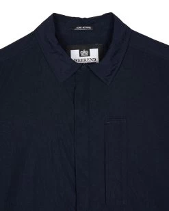 Weekend Offender Porter Pocket Over-Shirt Navy -Fashion sportswear OSAW2302 PORTER NAVY 7375
