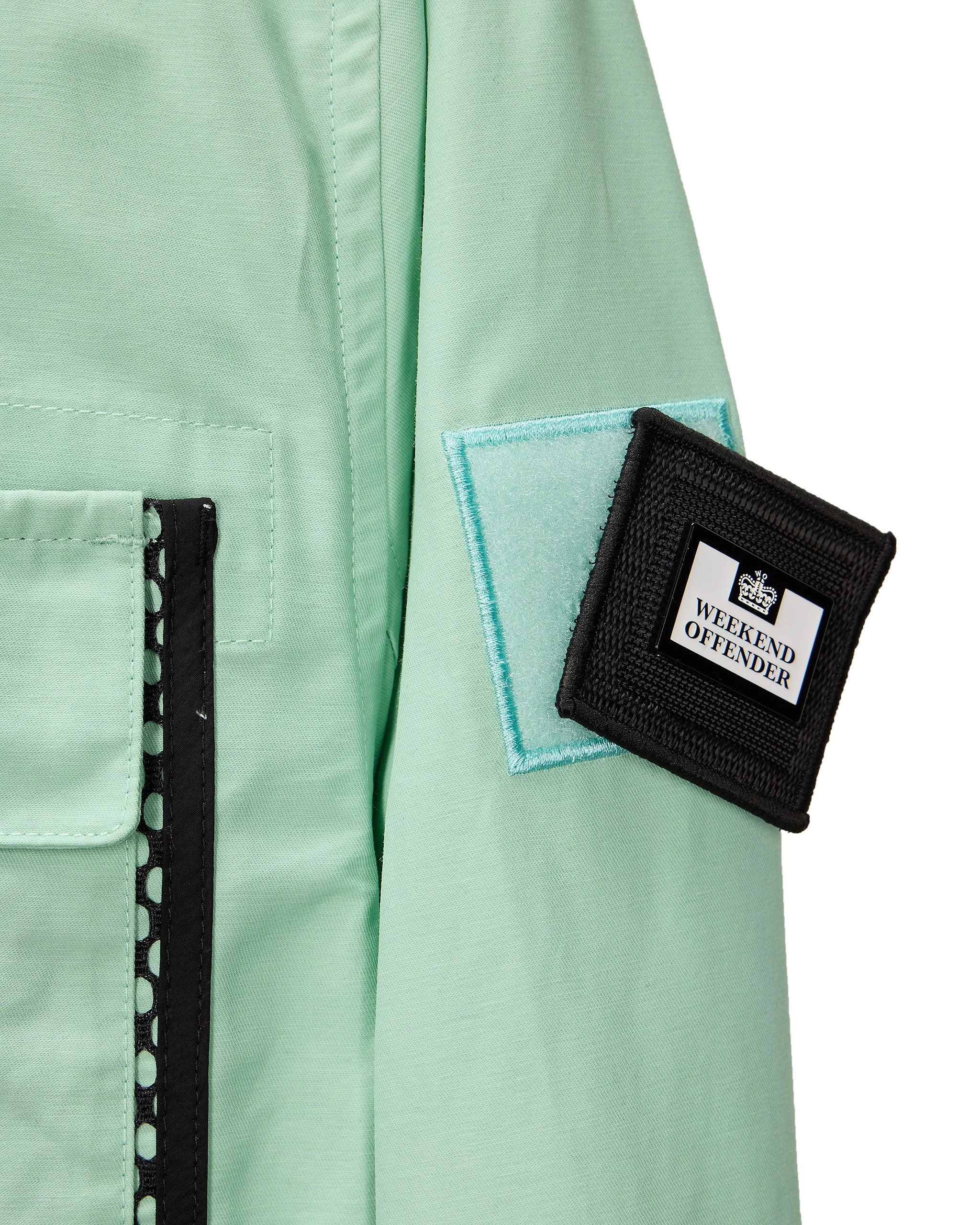 Weekend Offender Latmun Mesh Pocket Over-Shirt Mint Tea Green 7 Weekend Offender Latmun Mesh Pocket Over-Shirt Mint Tea Green - Image 7