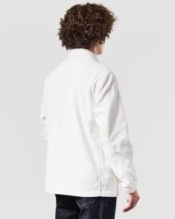 Weekend Offender Vinnie Cord Over-Shirt Winter White -Fashion sportswear OSAW2311 VINNIE WINTER WHITE 1367 MODEL