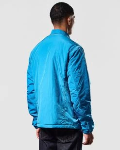 Weekend Offender Vinnie Thermo Over-Shirt Azure Blue -Fashion sportswear OSAW2315 VINNIE THERMO AZURE 1606 MODEL