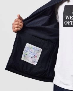 Weekend Offender Vinnie Thermo Over-Shirt Navy -Fashion sportswear OSAW2315 VINNIE THERMO NAVY 1049 MODEL