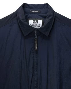 Weekend Offender Vinnie Thermo Over-Shirt Navy -Fashion sportswear OSAW2315 VINNIE THERMO NAVY 4457