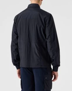 Weekend Offender Kell Field Over-Shirt Navy -Fashion sportswear OSSS2305 KELL NAVY 5739 MODEL